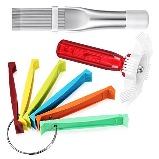 3 Pieces Air Conditioning Brush Set Includes FCR6 Ring Fin Comb Air Conditioner Fin Cleaner Condenser Radiator Fin Comb Stainless Steel Fin Straightener Cleaner Brush Repair Tool for Condenser Coil