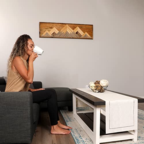 Brio Trends Natural Beige Farmhouse Table Runner, Summer Decorations For Home, Dining Table Accessories, Summer Table Decor | (13 X 54 Inches Long) #TOP3