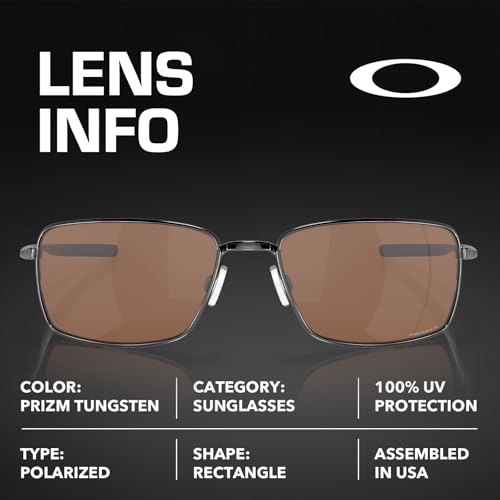 Oakley OO4075 SQUAREWIRE - Polarized/Non-Polarized - Rectangle Sunglasses with Official Eyewear Kit Bundle4