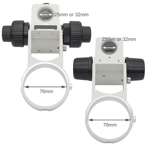 Bras de support de microscope 76mm réglage fin et grossier pour Type 1 32mm - 4
