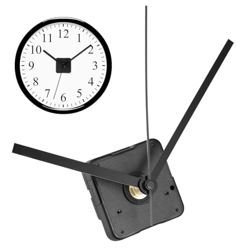 SUPVOX Mecanismo Reloj De Pared Silencioso Kit De Movimiento De Reloj DIY Ideal para Proyectos Creativos Y ReparacióN De Relojes Compatible con Agujas Largas 14.20X6.00Cm