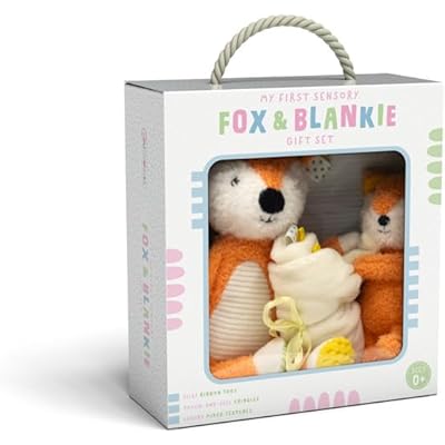 My First Sensory Fox and Blankie Gift Set
