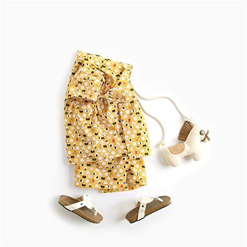 Toddler Baby Girls Boys 𝗣ajamas Set Short Sleeve Japanese Kimono 𝗣js 2 PC Cotton Cartoon Summer Slee𝐩wear3