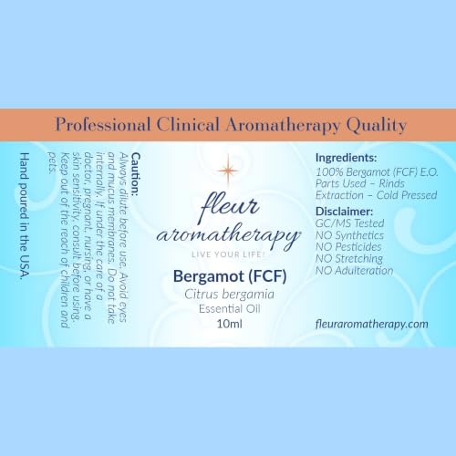 Aceite Esencial de Bergamota 10ml Fleur Aromatherapy miniatura 2