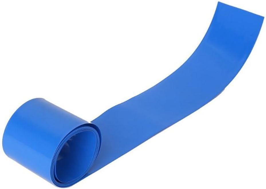 Lithium Battery Heat Shrink Tube Li-ion Wrap Skin 14500 18650 26650 PVC Shrinkable Tubing Film Tape Sleeves Electrical Insulatio(200mm-25mm)