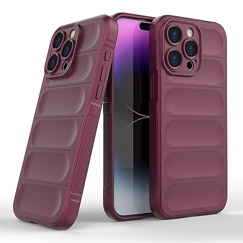 Image of amazon basics Back Case Cover for iPhone 15 Pro Max | Compatible for iPhone 15 Pro Max Back Cover | Liquid Silicon Magic Case with Camera Protection | Plum