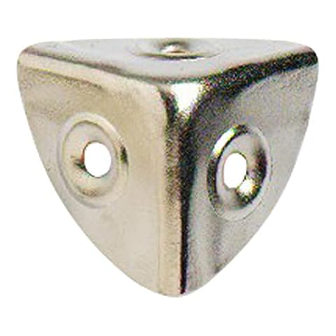 Merriway Nickel Plated Case Corners - 28mm Cover