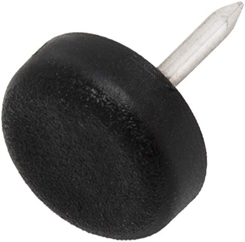 Adsamm Möbelgleiter 32 Stück - Weiß 20mm Mit Nagel & Puffer