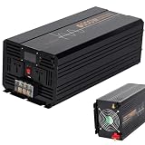 VTCMKAZYT Pure Sine Wave Power Inverter Peak 6000 7000 8000 10000 12000 Watt Car 12V 24V 48V DC to 110V 220V AC Converter USB(6000W,24Vto110V)