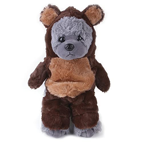 Ranvi Disfraz de Oso para Perro Ropa para Mascotas para Fiesta de Halloween Simulación Oso Mascotas Trajes Cosplay Disfraz Mascota Oso Sudadera con Capucha Disfraz de Gato para Fiesta(XL) Cover