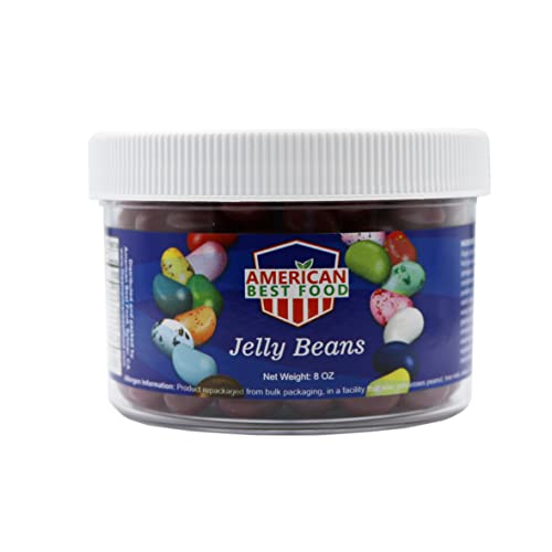 American Best Food All Flavor Jelly Beans In Jar 8 Oz (Red Cinnamon) #TOP1