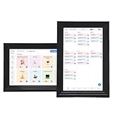 Elprico スマートデジタルカレンダー、APPコントロール付き10.1インチWiFiタッチスクリーン、インタラクティブファミリープランナー、クラウド写真同期付きデジタルフォトフレーム、家庭用AI写真復元