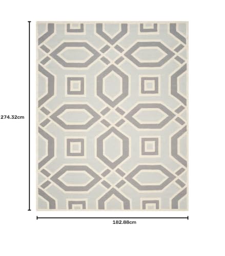 Image of Hand Tufted Wool Carpets Anti Shedding Rug Modern Carpets for Living Room Size 6x9 Feet