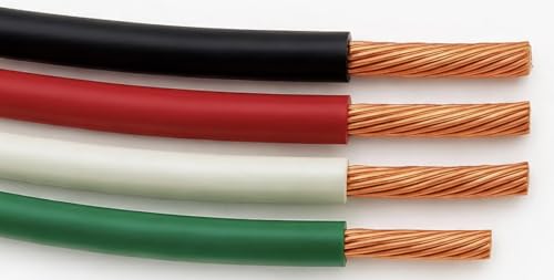 Fil de cuivre toronné THHN 6 AWG câble gaine électrique conducteur cuivre 3 mètres