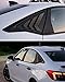 CKE for 11th Gen Civic Sedan Compatible with Honda Civic 2026 2025 2024 2023 2022 Accessories Car Exterior Rear Side Window Louvers Air Vent Scoop Shades Cover Blinds -Matt Black