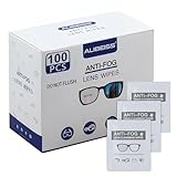 ALIBEISS Anti-Fog Lens Wipes Pre-Moistened Anti-Fog Wipes,6inch X 5inch,for Eye Glasses (100Pack)