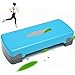 Grist CC Fitness Step Plataforma, Aeróbic Escalón Superficie Antideslizante Removable Step Riser Block Plataformas Escalonadas
