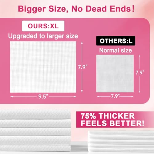 FACEMADE 50 Count (Soft Pack) Disposable Travel Towels, Ultra Thick Face Towels Disposable, Clean Facial Towels for Makeup Remover, Skincare, USDA Certified 100% Biobased