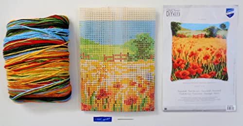 Image of Vervaco Counted XS Cushion LA, Poppies Landscape