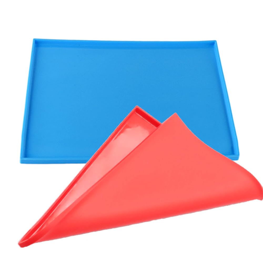 2 Tapis Cuisson Silicone - Antiadhésif - Pour Génoise, Biscuits, Pizza - 30.5x25.8cm - Four