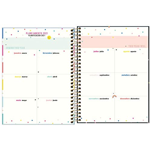 Agenda Espiral Planner BE NICE M7 2021 Tilibra