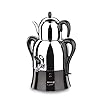 Korkmaz A341-04 Caykolik Electrical Samovar, schwarz