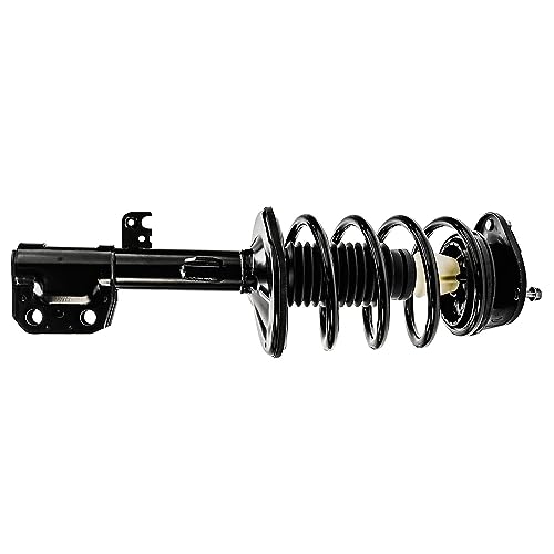 Image of Detroit Axle - 2 Front Struts for 2003-2008 Toyota Matrix Pontiac Vibe Complete Struts with Coil Spring 2004 2005 2006 2007 Replacement Quick Install Ready Strut Shock Assembly