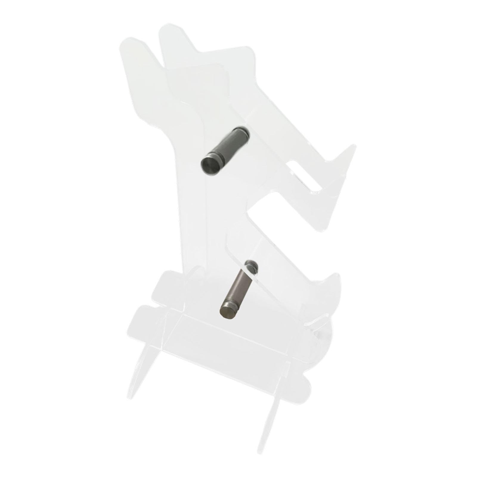 Game Controller Stand 2 Tiers Universal Acrylic Headphone Stand for Tabletop Clear|MountsStands|Video GamesConsoles-image-14