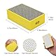 Linkstyle 6PCS Diamant Handpolierpads, Diamant Schleifpads, Schleifblock mit Schaumrücken für Glas, Fliesen 60# 100# 200# 400# 600# 1000#
