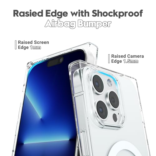 Coque iPhone 13 Pro Max compatible MagSafe Svanove transparente et antichoc