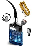 Blue Portable Hookah Set For Car - Mini Hookah Set With Everything - Blue & Silver Hookah - Small Hookah Set For Travel - Personal Hookah To Go - mini hookah by M. ROSENFELD