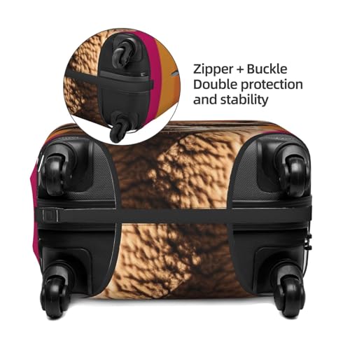 Travel Luggage Cover Camel wearing sunglasses Suitcase Protector Elastic Washable Stretch Suitcase Protector Anti-Scratch Travel Suitcase Cover Fit 18-32 Inch Luggage3