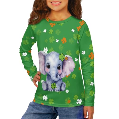 Kids Long Sleeve Shirt for Boys Girls Winter Tops3