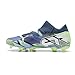 Puma Mens Future 7 Match Firm Ground/Artificial Ground Soccer Cleats Gray Skies-Puma White-Fizzy Apple 10.5 Medium