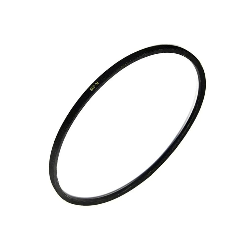 Courroie trapézoïdale K-26 en caoutchouc noir premium haute résistance de 8mm