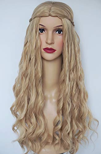 Costumes wig for Women, 70s wigs Princess princess buttercup wig Costume Wigs long ashy-goldish blond Wig for women