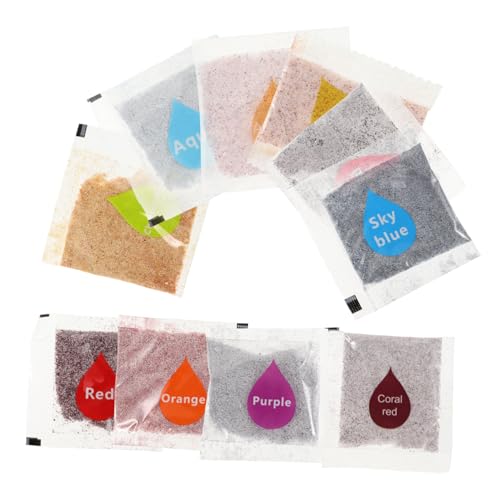 Gatuida 10 Piezas teñido anudado ropa tela azul Tintes atar tintura pigmentos para teñido Pigmentos para teñir dye en polvo tinte en polvo arte DIY polvo de tinte de corbata polvo de color