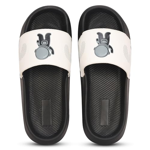 Image of PERY-PAO Sliders for Men | Lightweight EVA Sole & Comfortable Slippers | Flip-Flops & Chappals for Everyday Use