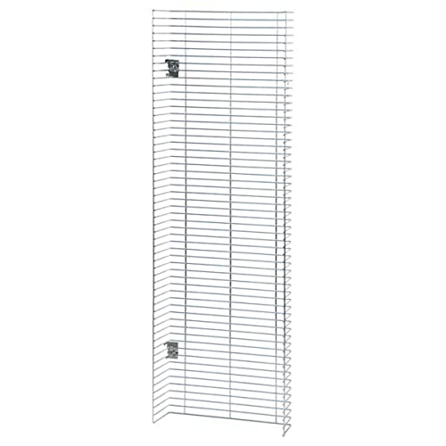 Gondola Merchandising Wing in Zinc 15.5 W x 4.75 D x 48 H Inches