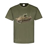 Flakpanzer Panzer Flak Kettenfahrzeug Wirbelwind Panzer IV FlakPz Wk2 Vierlingsflak 2cm T-Shirt #20377