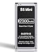ZMNT Batteria da 2300 mAh per Samsung Galaxy S5 Mini, migliorata, 2300 mAh, agli ioni di litio di ricambio per Samsung S5 Mini