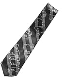 Black Tie with Music Bars and Notes