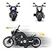 CYYSFIVQZ Toy Motorcycle,Pull Back Motorcycle Toy with Sounds and Lights,1:12 Alloy Motorcycle Model for Boys,Pull Back Motorcycle Toys Gift for Boy Girl (Black)