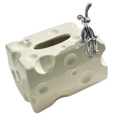Boîte à mouchoirs rectangulaire décorative pour table basse de salon moderne - 6