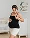 Kindred Bravely Sublime Maternity & Nursing Cami, Nursing Tank Tops for Breastfeeding with Adjustable Straps (Black, Large)
