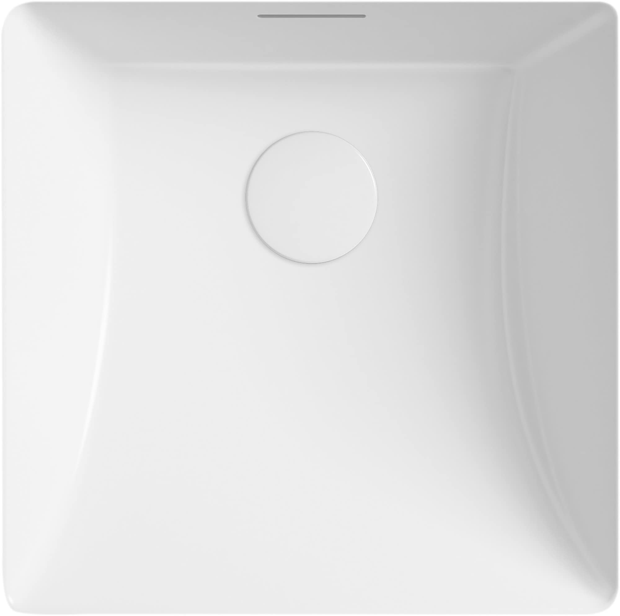 KJ様1150 Brazn Rectangle Undermount Bathroom Sink, White - Amazon.com