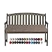Cuscino per Panca da Giardino Base BK 110x50x5cm Rettangolari Cuscini Panchina per Interni e Esterni Dondolo Impermeabile Lungo per Sedili di Panchine Giardino Balcone Terrazza