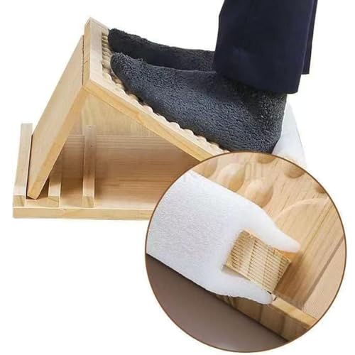 Tabla inclinada de madera para estiramiento de pantorrillas miniatura 5