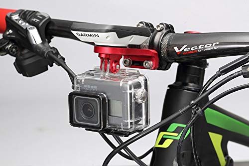 Panmout Extended Out-Front Mount, Bike Handlebar Mount for NiteRider Adapter, Sports Action Camera,Garmin Edge 25 130 200 500 510 520 800 810 820 1000 1030 - image 3