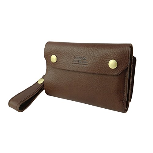 [�A�b�\�u] ASSOV OILED SHRINK LEATHER SHORT WALLET 101402 (CHOCO)